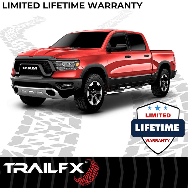 TrailFX 5 Inch Oval Straight Nerf Bar (MPN: A7057S)