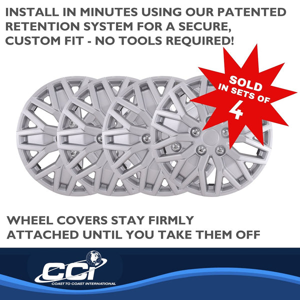15 Inch Wheel Cover Set by Coast To Coast (MPN: 105115S)