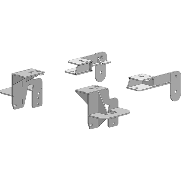 PullRite Fifth Wheel Trailer Hitch Mount Kit (MPN: 0831)