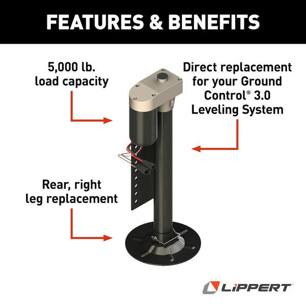 Lippert Hall Effect Jack For Ground Control Systems (MPN: 344792)