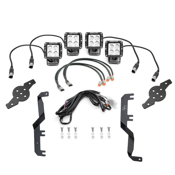ZROADZ Front Bumper LED Mount Kit (MPN: Z365471-KIT4)