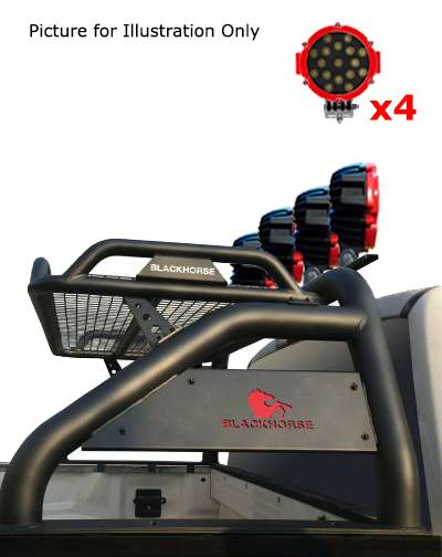 Black Horse Off Road Truck Bed Bar (MPN: RB-BA1B-PLR)