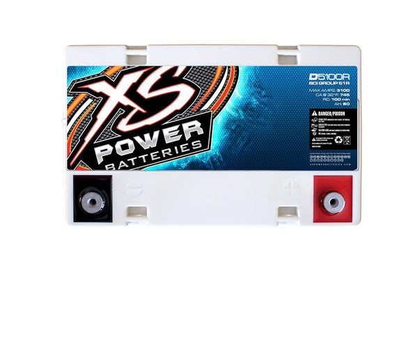 XS Power Batteries D Series AGM Battery (MPN: D5100R)