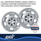Coast To Coast Impostor Wheel Skin 17 Inch (MPN: IWCIMP347X)