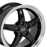 OE Wheels 17 Inch FR04B Aluminum Wheel (MPN: FR04B-D17090-5450-24BM)