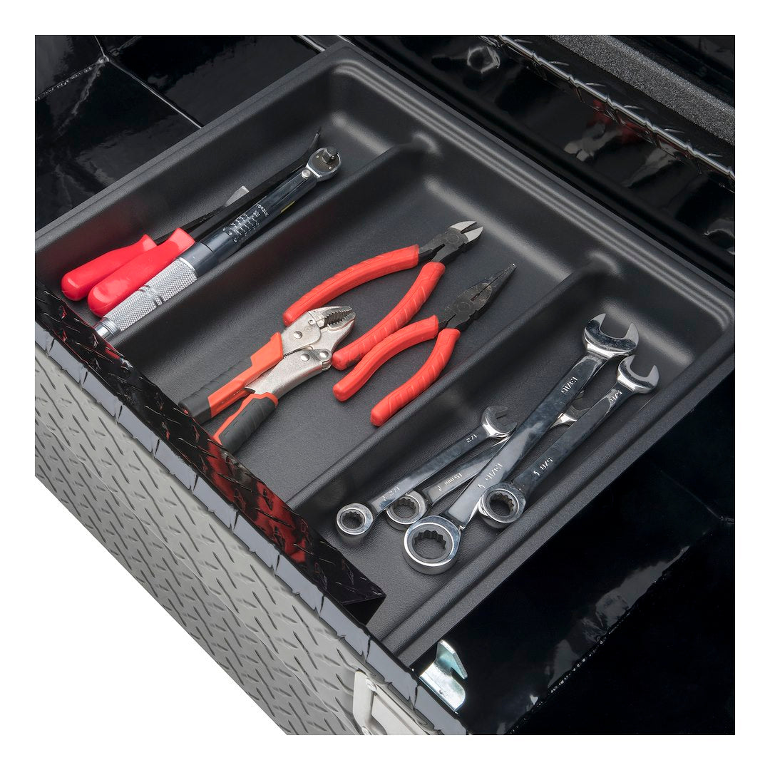Sprinter Rear Tool Box Low Profile Angled Tool Box (MPN: TBS-69-A-LP-BLK) – Sprinter Parts Depot