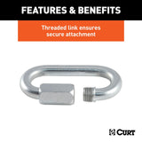 CURT Trailer Safety Chain Quick Link (MPN: 82933)