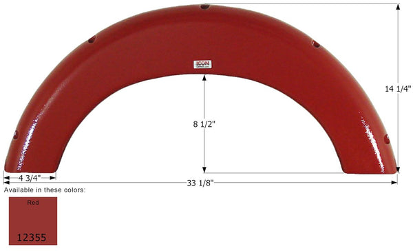 Icon Single Axle Fender Skirt (MPN: 12355)
