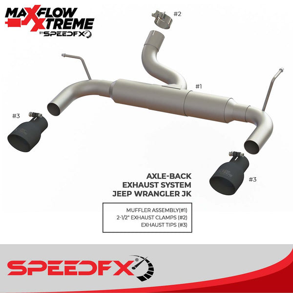 SpeedFX MaxFlow Xtreme Exhaust System Kit (MPN: 50600)
