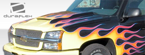 Duraflex Fiberglass Hood With Functional Scoop (MPN: 103029)