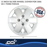 15 Inch Silver Wheel Cover Set (MPN: IWC43215S)