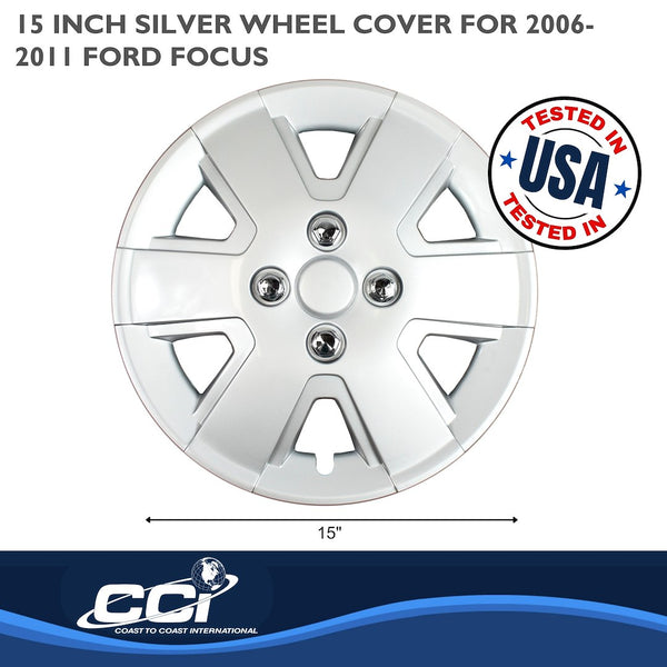 15 Inch Silver Wheel Cover Set (MPN: IWC43215S)