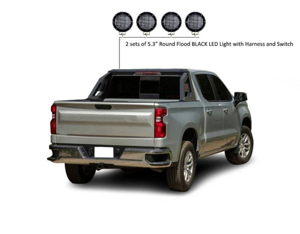 Black Horse Offroad Truck Bed Bar (MPN: RB-AR1B-PLFB)