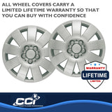 Coast To Coast 15 Inch Wheel Cover Set (MPN: IWC41015S)