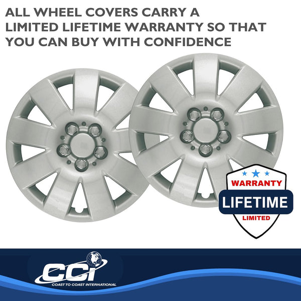 Coast To Coast 15 Inch Wheel Cover Set (MPN: IWC41015S)