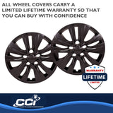 Coast To Coast 16 Inch Wheel Cover Set (MPN: 54616BLK)