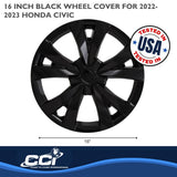 Coast To Coast Wheel Cover Set (MPN: IWC55916BLK)