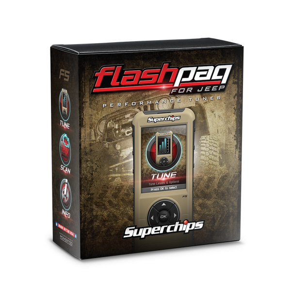 Superchips Flashpaq F5 Performance Tuner (MPN: 3876-JT)
