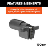 Curt Trailer Wiring Connector Adapter (MPN: 57620)