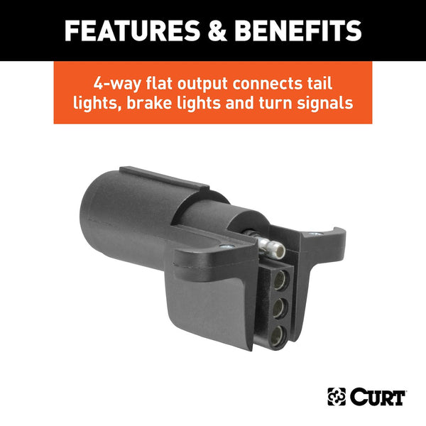 Curt Trailer Wiring Connector Adapter (MPN: 57620)
