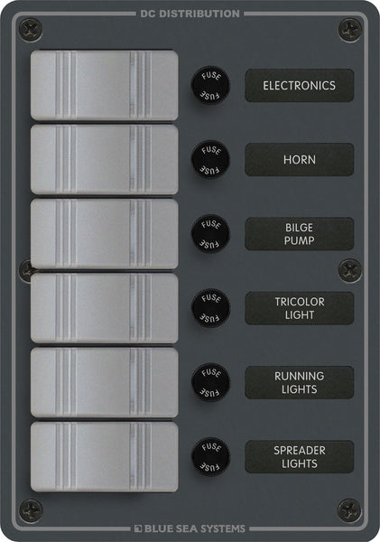 Blue Sea Systems Switch Panel (MPN: 8053-BSS)