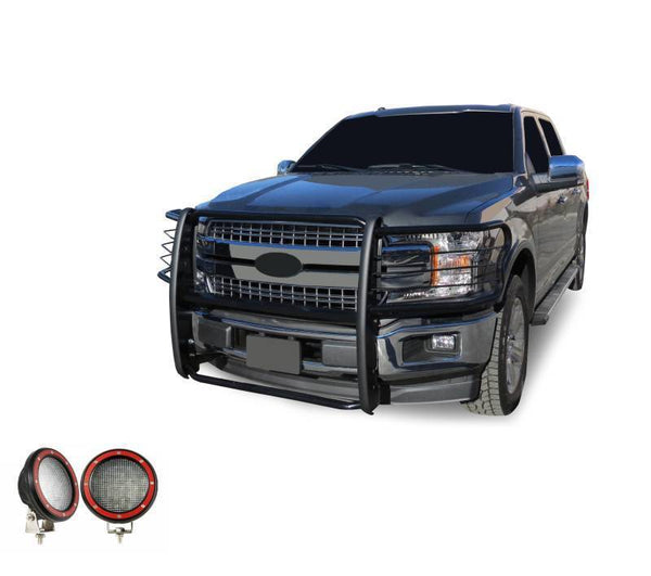 Black Horse Grille Guard Kit (MPN: 17FP32MA-PLFR)