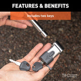 CURT Trailer Hitch Lock with Dust Cap (MPN: 23510)