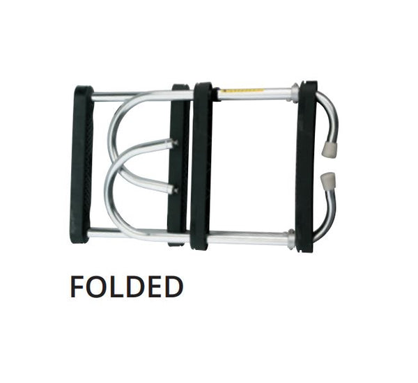 Pontoon Boat Ladder - 4 Step Removable Folding Design (MPN: 12350-21)