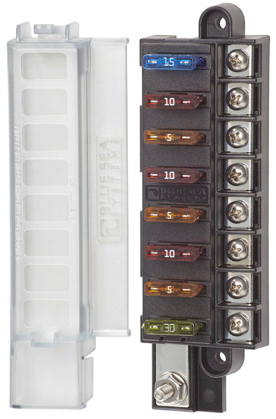 Blue Sea Fuse Block 8 Circuit (MPN: 5046-BSS)