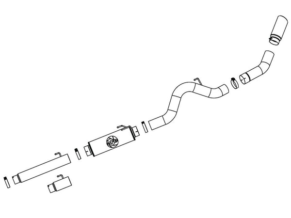 Advanced Flow Engineering Exhaust System Kit (MPN: 49-42012)