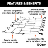 Curt Exterior Cargo Net (MPN: 18201)