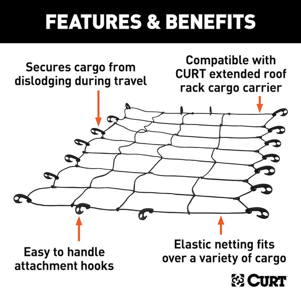Curt Exterior Cargo Net (MPN: 18201)