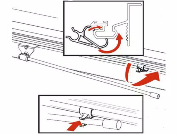 BAK Industries Tonneau Cover Lift Support Clip (MPN: PARTS-351B0024)