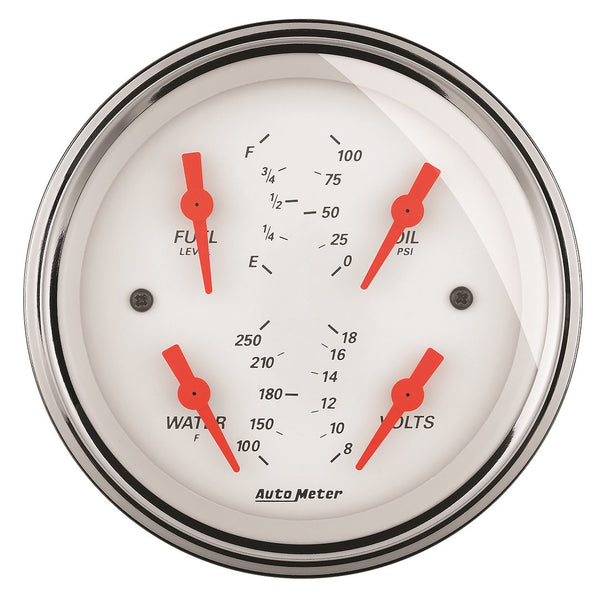 AutoMeter Fuel Level Oil Pressure Voltmeter Water Temperature (MPN: 1314)