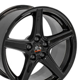 OE Wheels 18 Inch Gloss Black Wheel (MPN: FR06B-18090-5450-24B)