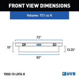UWS Crossover Deep Extra Wide Tool Box (MPN: TBSD-72-LBTA-B)