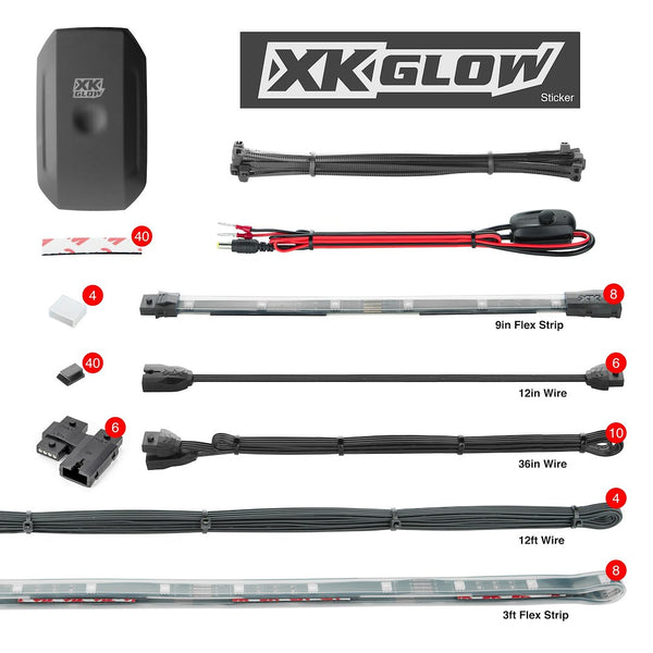 XK Glow Multi Purpose LED Light Strips (MPN: XK-BOAT-PRO)