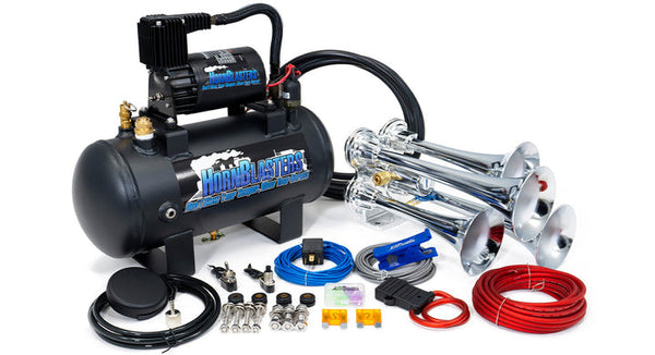 Horn Blasters Bullet Air Horn Kit (MPN: HK-B4-127H)