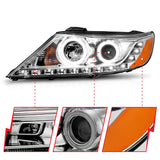AnzoUSA Headlight Assembly With Halo (MPN: 111249)