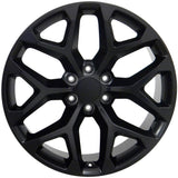 OE Wheels CV98B 22 Inch Aluminum Wheel (MPN: CV98B-22090-6550-24B1)