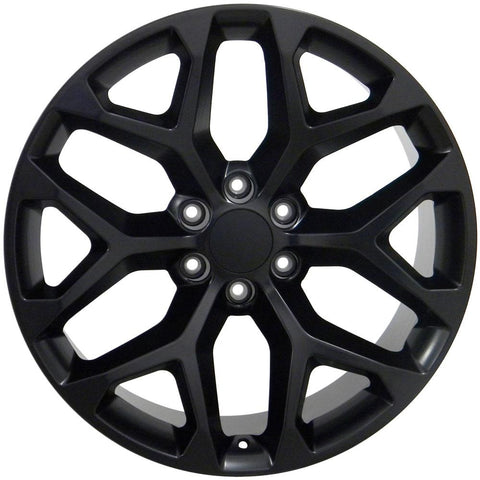 OE Wheels CV98B 22 Inch Aluminum Wheel (MPN: CV98B-22090-6550-24B1)