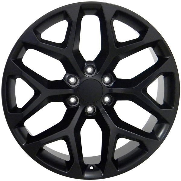 OE Wheels CV98B 22 Inch Aluminum Wheel (MPN: CV98B-22090-6550-24B1)