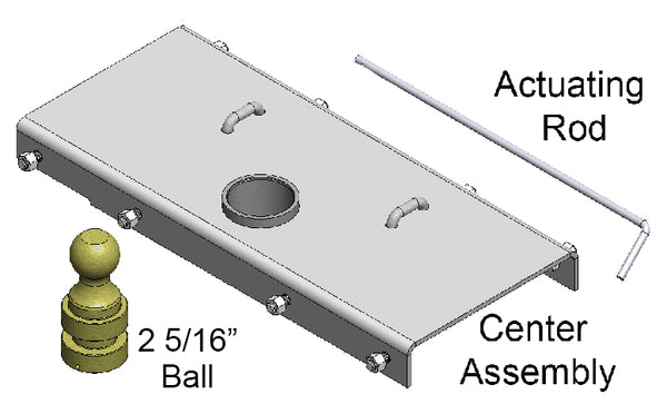 PopUp Gooseneck Trailer Hitch Head (MPN: 208CS)