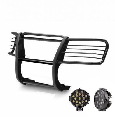 Black Horse Grille Guard Kit (MPN: 17GD26MA-PLB)