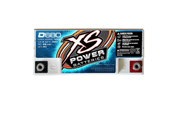 XS Power Batteries D Series AGM Battery (MPN: D680)