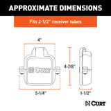 CURT Trailer Hitch Cover for 2-1/2 Inch Receiver (MPN: 58266)