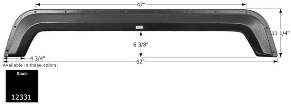 Icon Fender Skirt for Tandem Axle RVs (MPN: 12331)