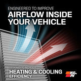 K&N Washable Cabin Air Filter (MPN: VF2086)