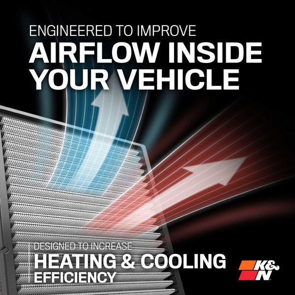 K&N Washable Cabin Air Filter (MPN: VF2086)