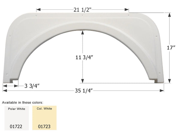 Icon Single Axle Fender Skirt (MPN: 01723)